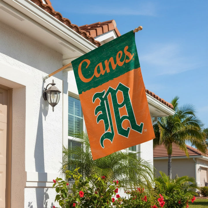 Miami Hurricanes Vintage Banner heartlandflags