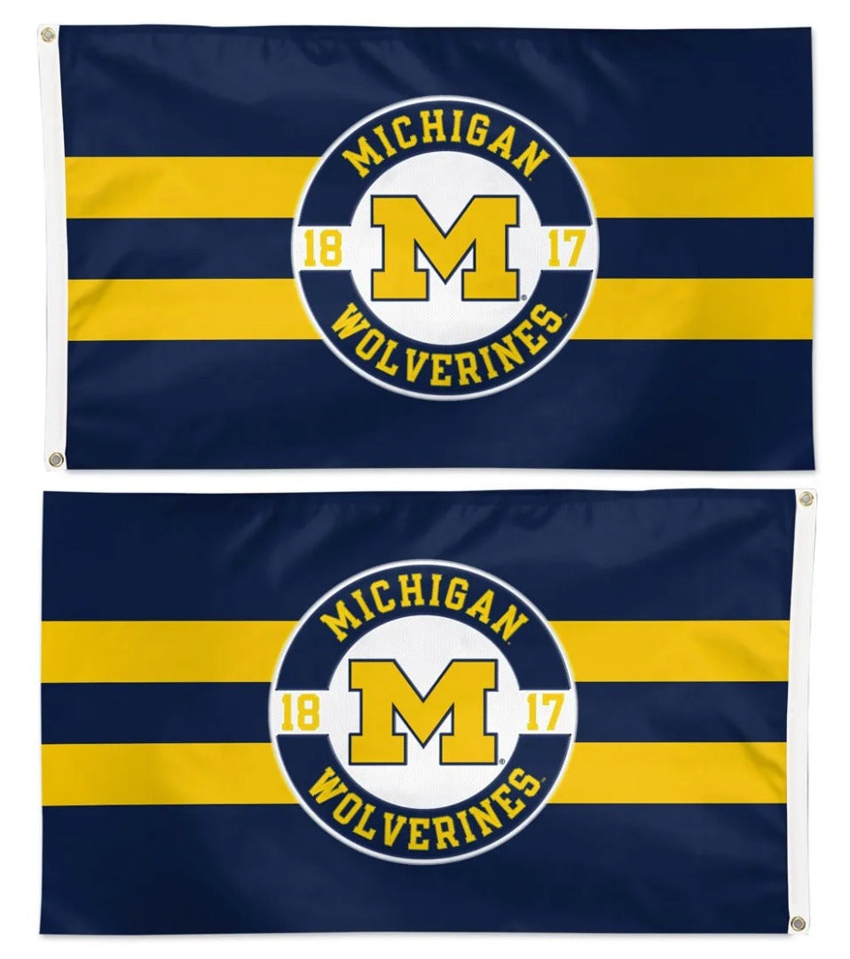Michigan 2 Sided Embroidered 3x5 Flag heartlandflags