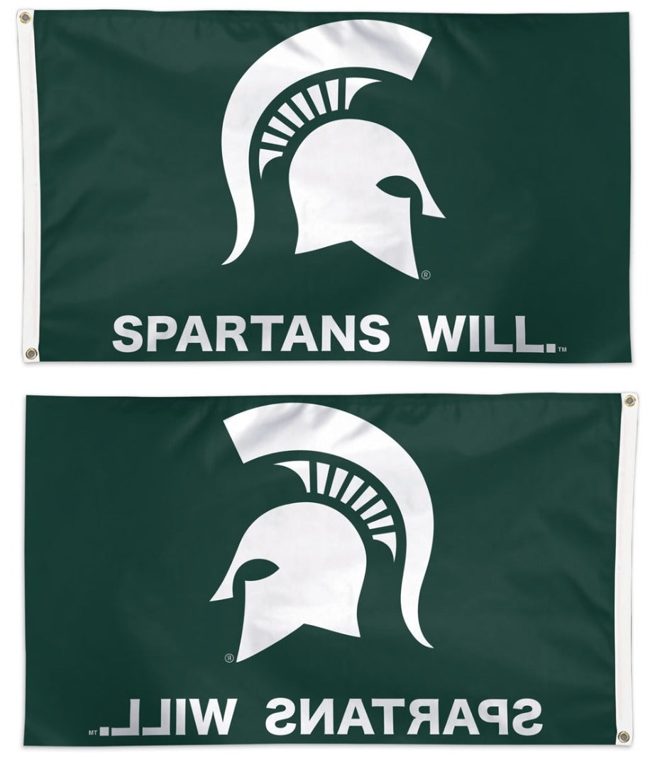 Michigan State Spartans Flag 3x5 Spartans Will heartlandflags