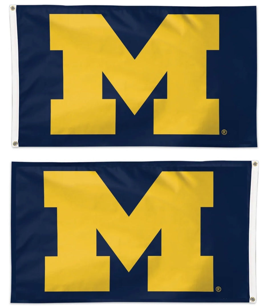 Michigan Wolverines Flag 2 Sided 2x3 heartlandflags