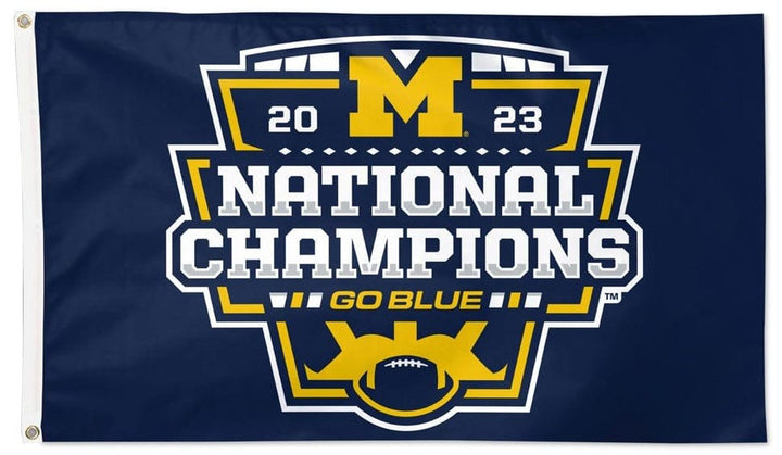 Michigan Wolverines Flag 3x5 2023 Football Champions heartlandflags