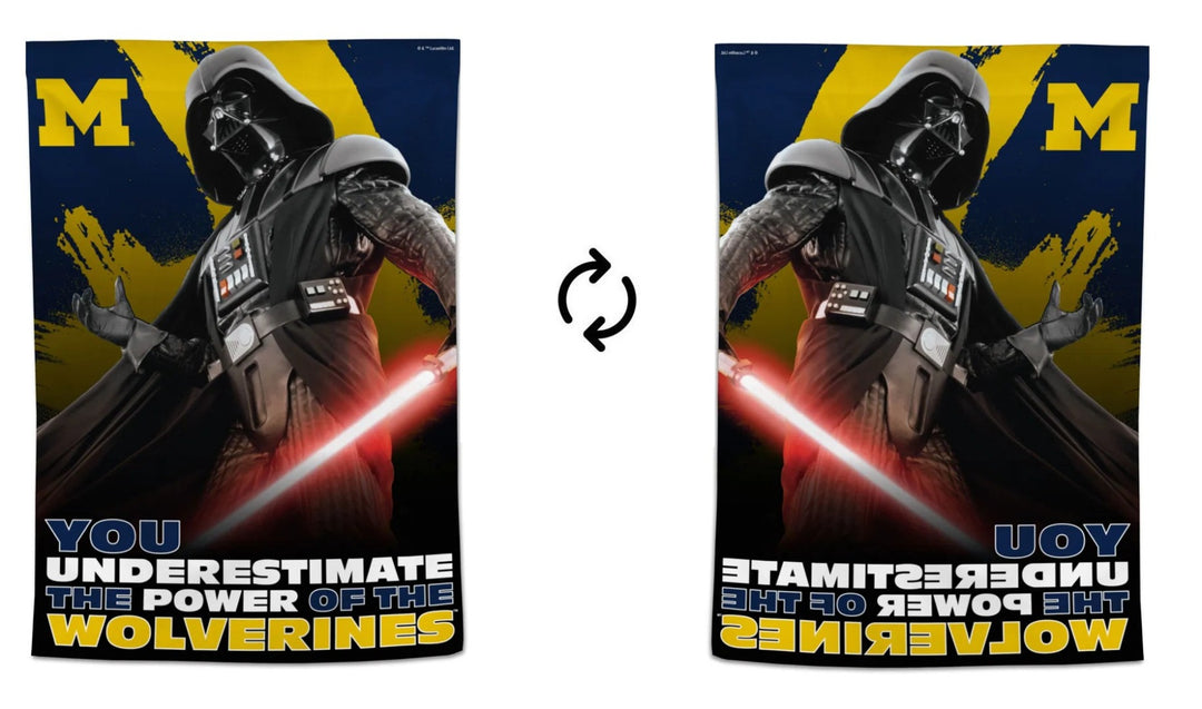 Michigan Wolverines Star Wars Banner