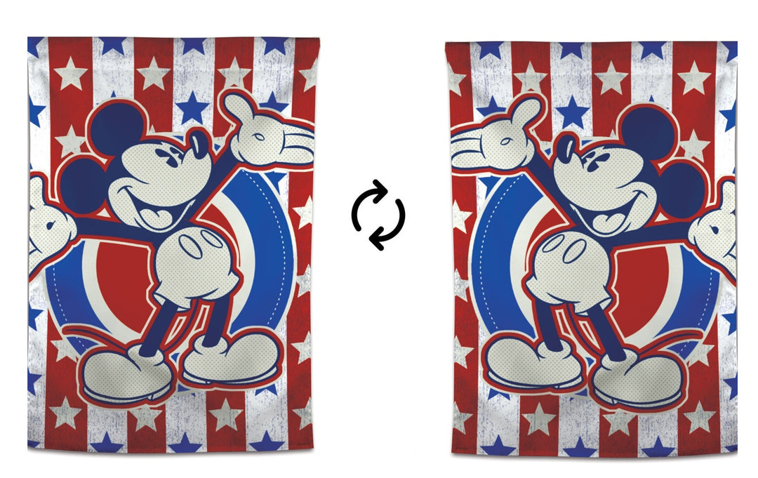 Mickey Mouse Patriotic Banner Stars heartlandflags