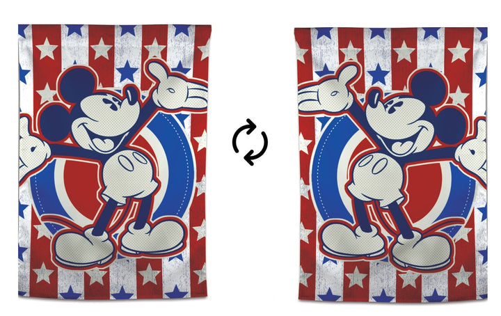 Mickey Mouse Patriotic Banner Stars heartlandflags