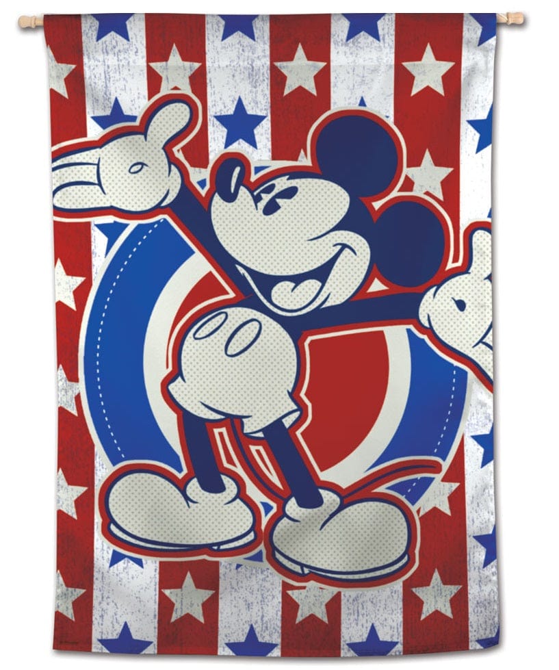 Mickey Mouse Patriotic Banner Stars heartlandflags