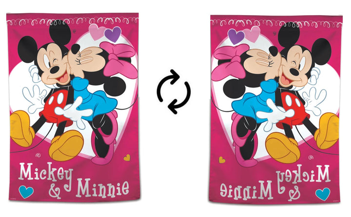 Mickey and Minnie Mouse Valentine Banner heartlandflags