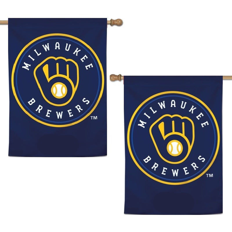 Milwaukee Brewers 2 Sided Banner heartlandflags