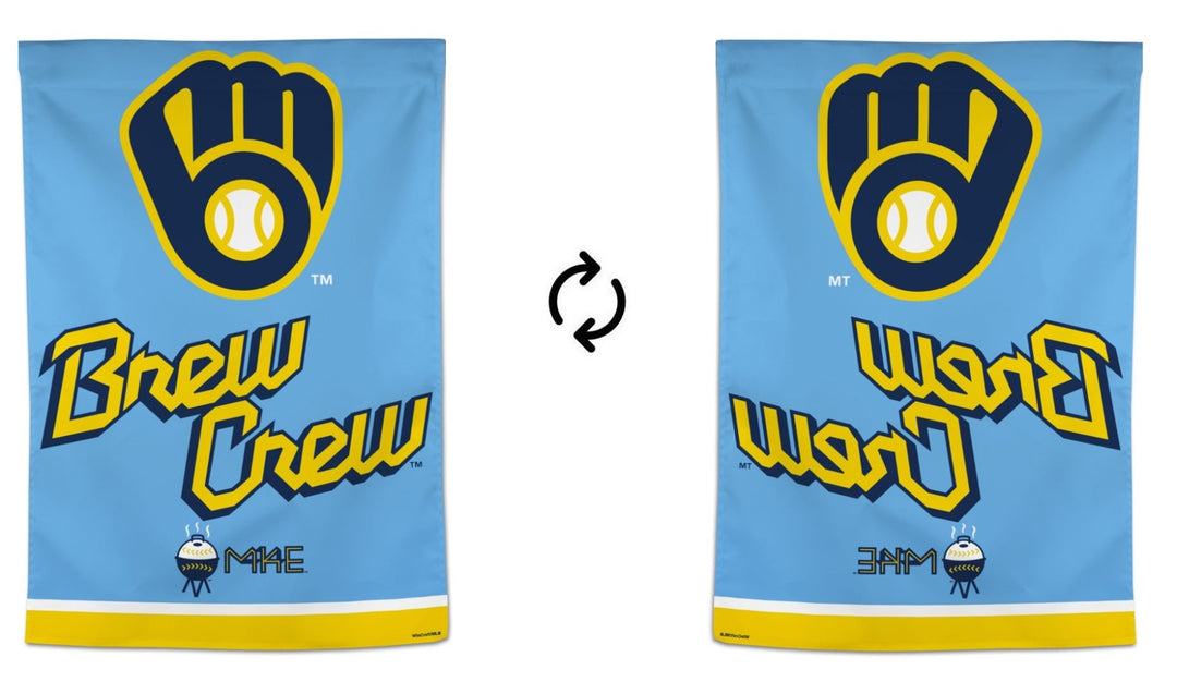 Milwaukee Brewers Banner City Connect Flag Brew Crew heartlandflags