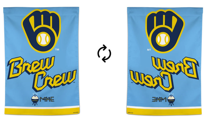 Milwaukee Brewers Banner City Connect Flag Brew Crew heartlandflags