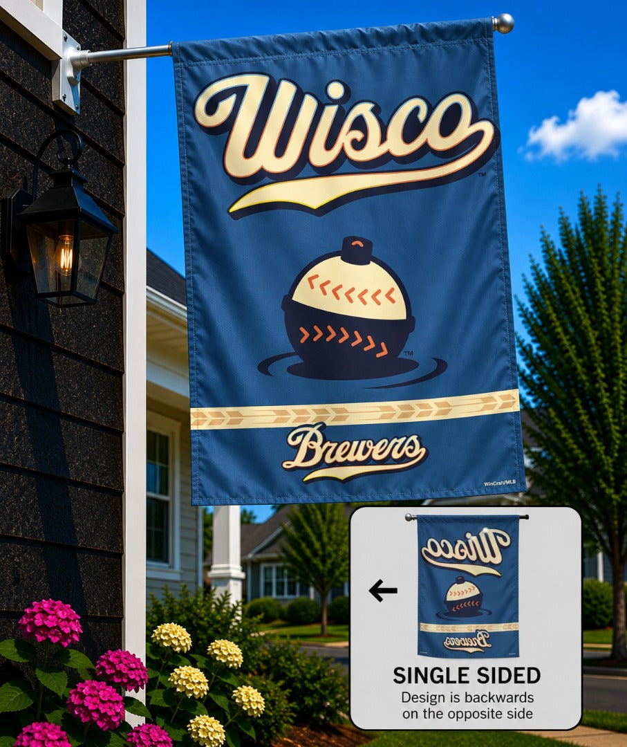 Milwaukee Brewers City Connect Banner heartlandflags