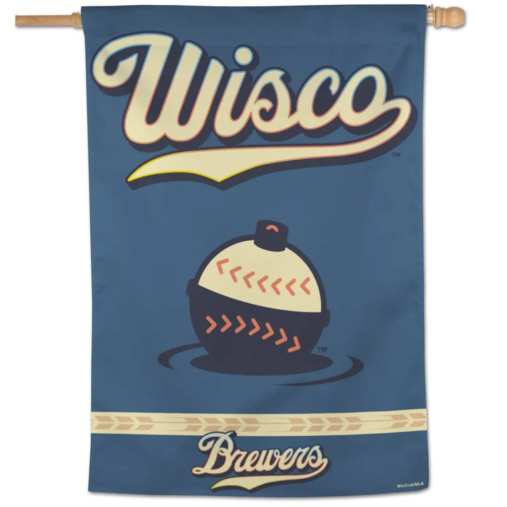 Milwaukee Brewers City Connect Banner heartlandflags