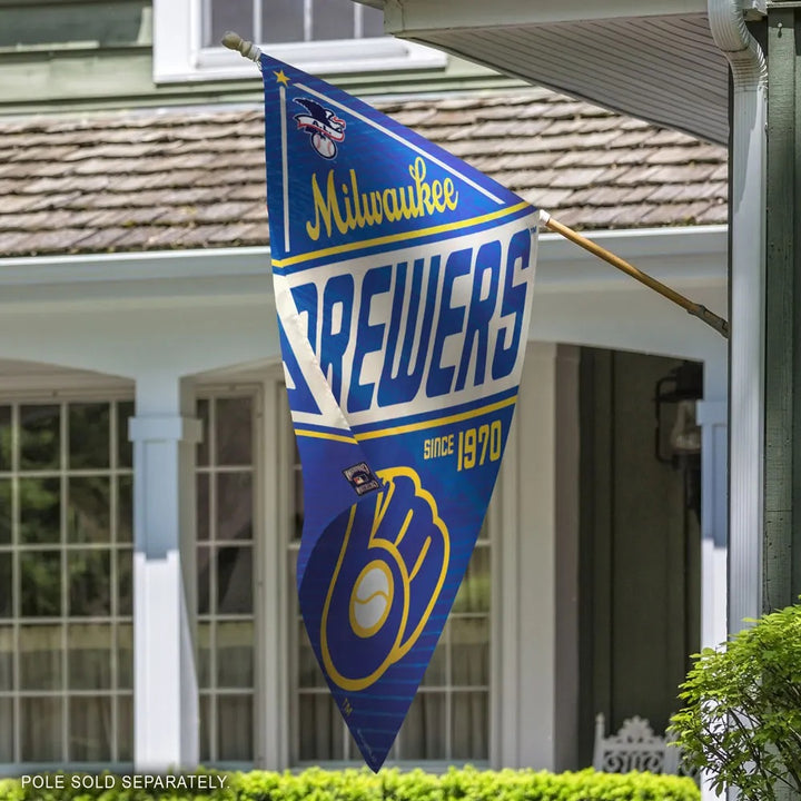 Milwaukee Brewers Flag Cooperstown Throwback House Banner heartlandflags