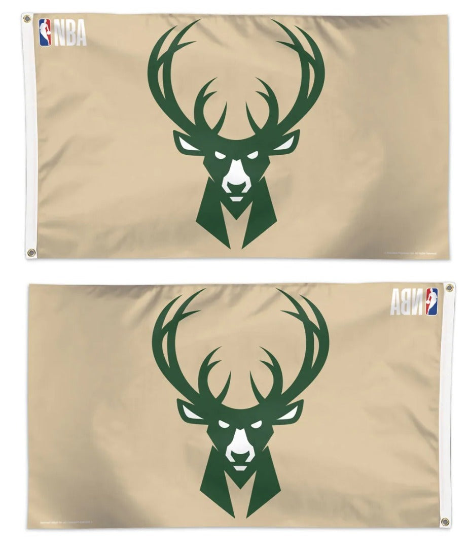 Milwaukee Bucks Flag 3x5 Flag Alternate Logo heartlandflags