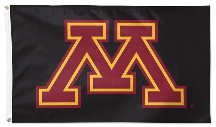 Minnesota Gophers Flag 3x5 Black heartlandflags