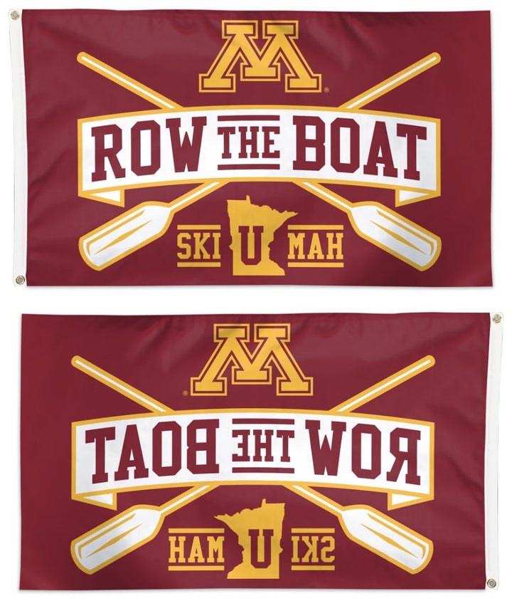 Minnesota Gophers Flag 3x5 Row The Boat heartlandflags