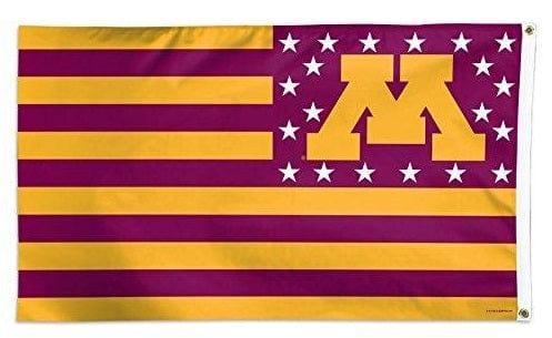 Minnesota Gophers Flag 3x5 Stars and Stripes heartlandflags