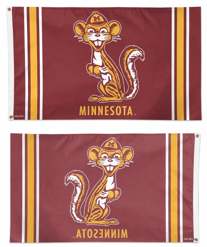 Minnesota Gophers Vintage Logo 3x5 Flag heartlandflags