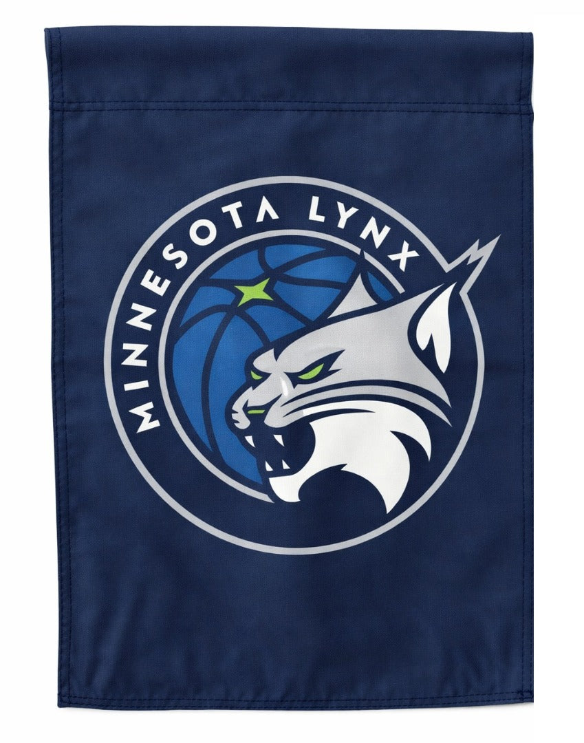 Minnesota Lynx Garden Flag 2 Sided heartlandflags