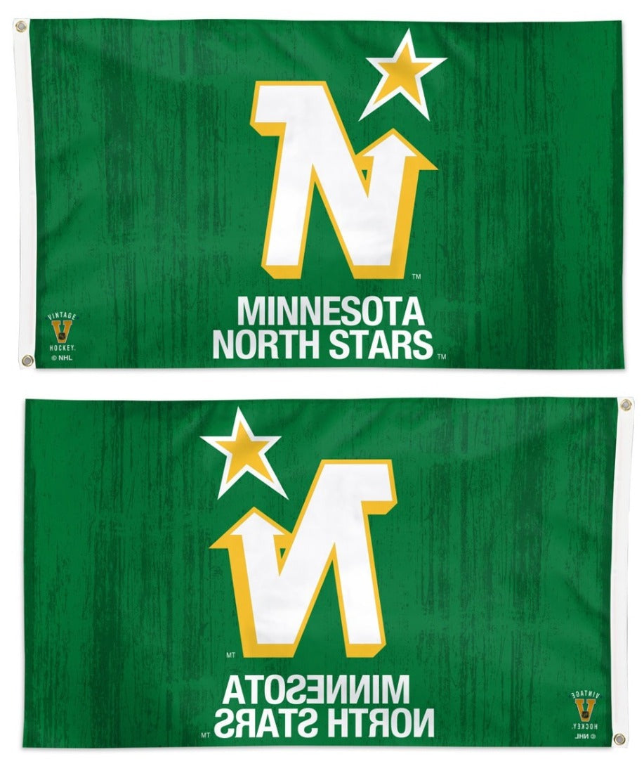 Minnesota North Stars Flag 3x5 Vintage Hockey heartlandflags