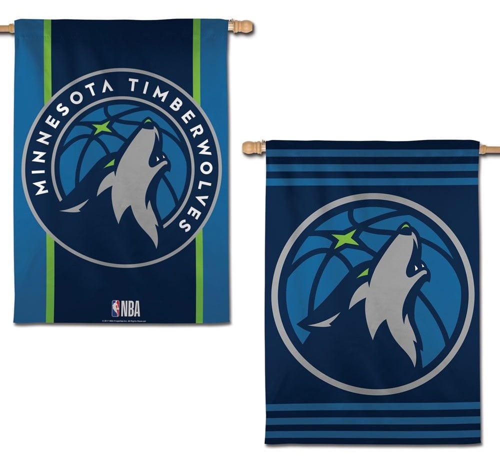 Minnesota Timberwolves Banner 2 Sided House Flag heartlandflags