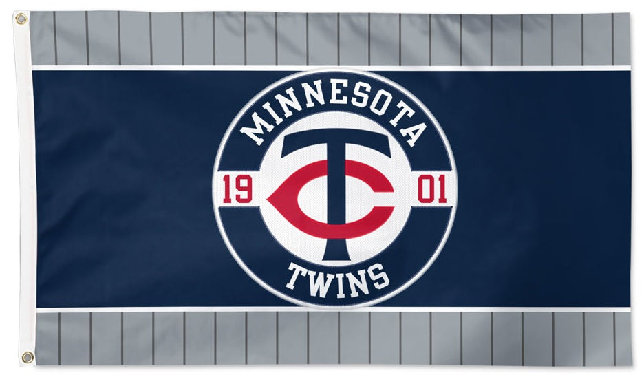 Minnesota Twins Embroidered Flag 2 Sided 3x5 heartlandflags