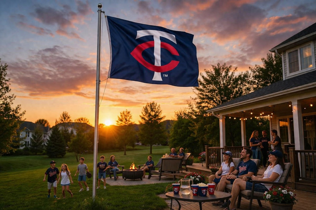 Minnesota Twins Flag 3x5 Logo 2 Sided heartlandflags