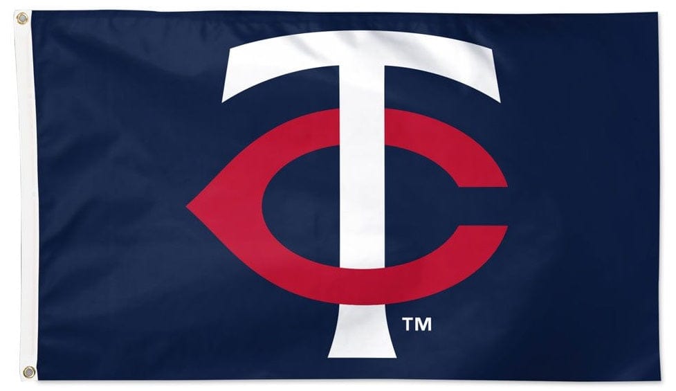 Minnesota Twins Flag 3x5 Logo 2 Sided heartlandflags