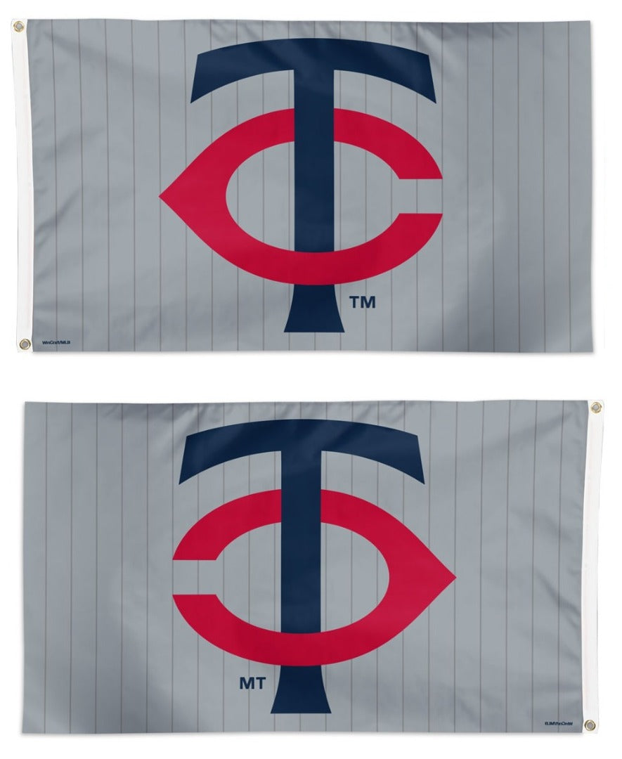 Minnesota Twins Flag 3x5 Pinstripe heartlandflags