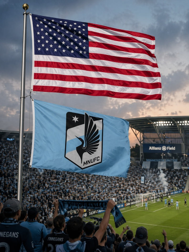 Minnesota United FC Flag 3x5 MLS Soccer heartlandflags