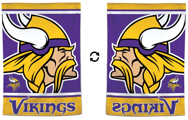 Minnesota Vikings Banner Mega Logo House Flag heartlandflags