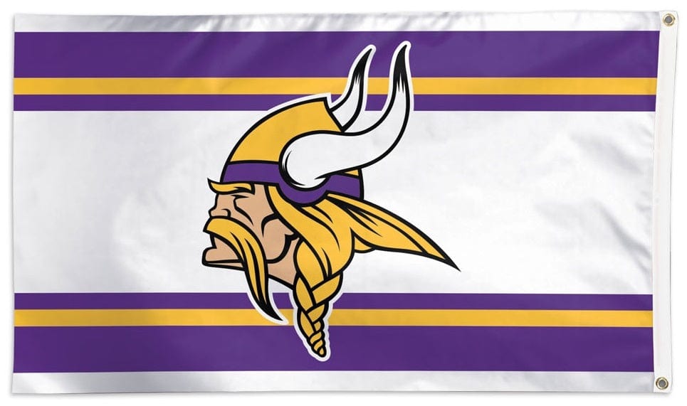 Minnesota Vikings Flag 3x5 Away Stripe heartlandflags