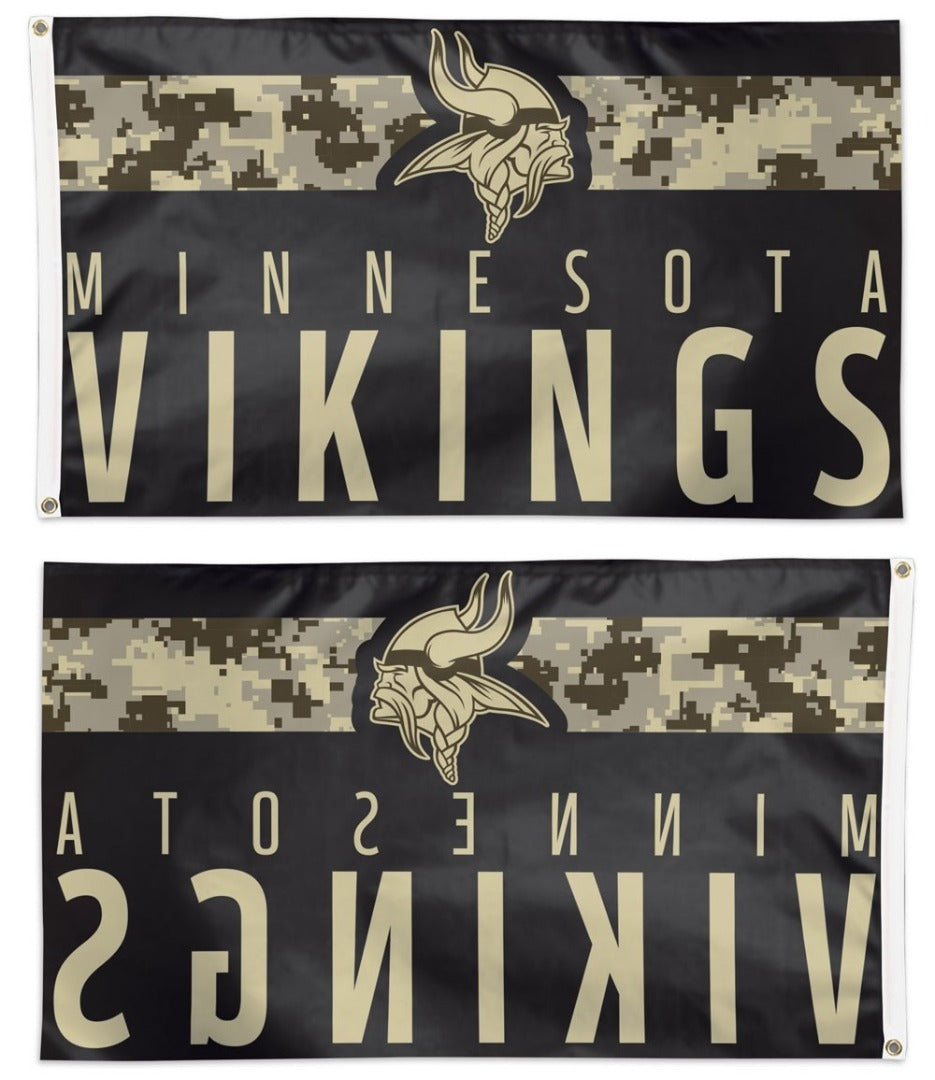 Minnesota Vikings Flag 3x5 Digi Camo Standard Issue heartlandflags