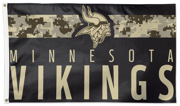 Minnesota Vikings Flag 3x5 Digi Camo Standard Issue heartlandflags