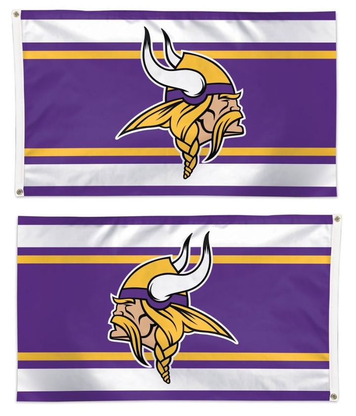 Minnesota Vikings Flag 3x5 Home Stripe heartlandflags