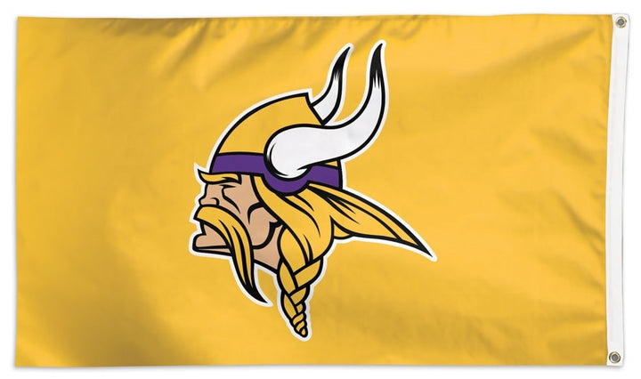 Minnesota Vikings Flag 3x5 Yellow Logo heartlandflags