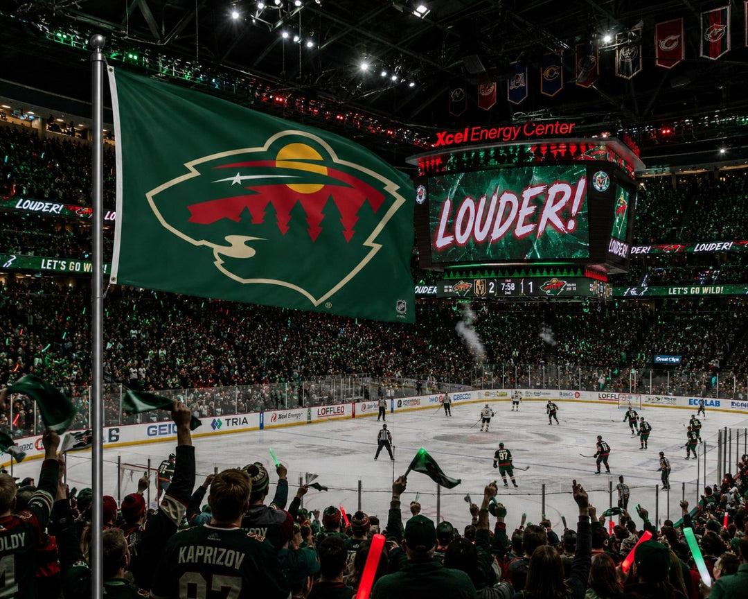 Minnesota Wild Flag 3x5 Hockey heartlandflags