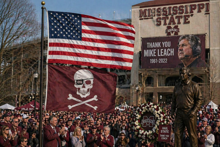 Mississippi State Leach Pirate Flag 3x5 Cross Bones heartlandflags