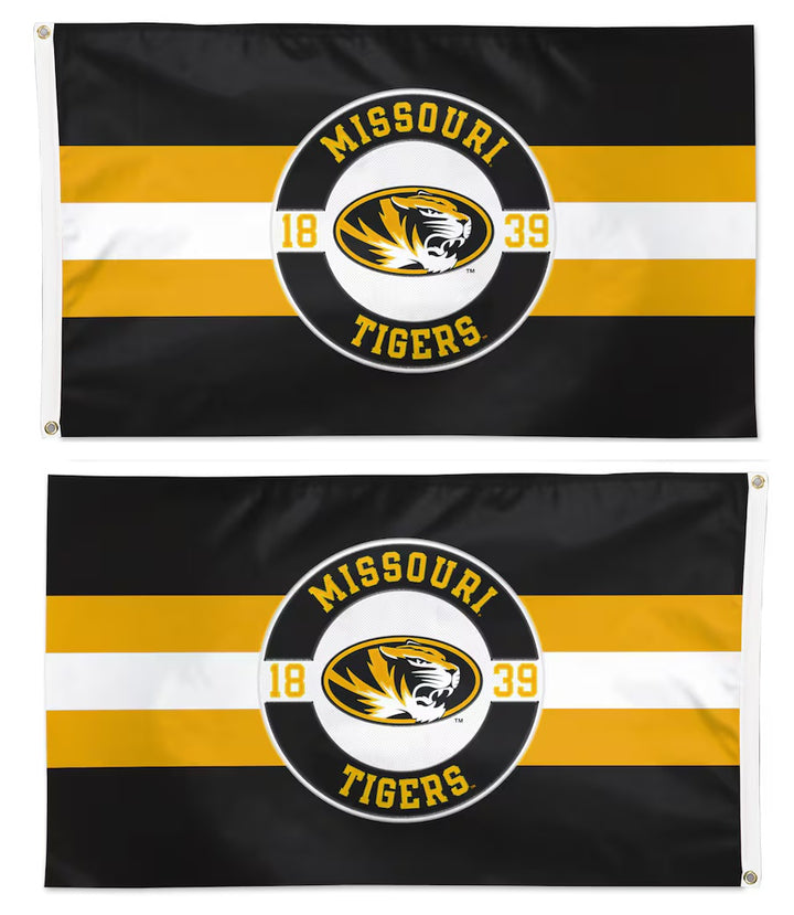 Missouri Tigers 2 Sided Embroidered 3x5 Flag heartlandflags