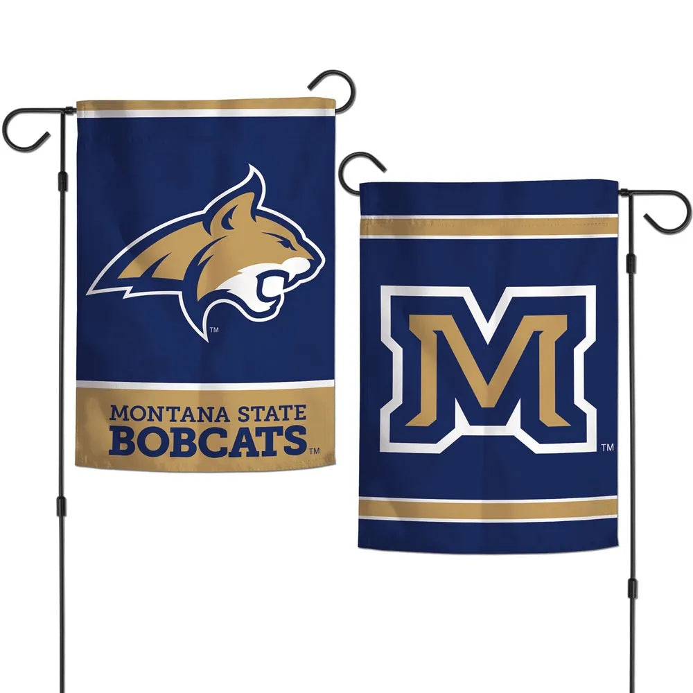Montana State Bobcats 2 Sided Blue Garden Flag heartlandflags