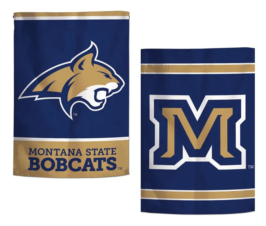 Montana State Bobcats 2 Sided Blue Garden Flag heartlandflags