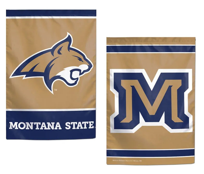 Montana State Bobcats 2 Sided Garden Flag heartlandflags