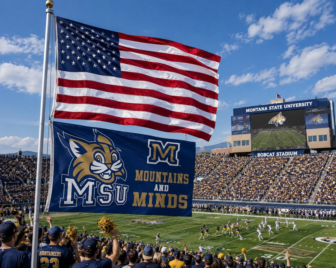 Montana State Bobcats Mascot 3x5 Flag heartlandflags