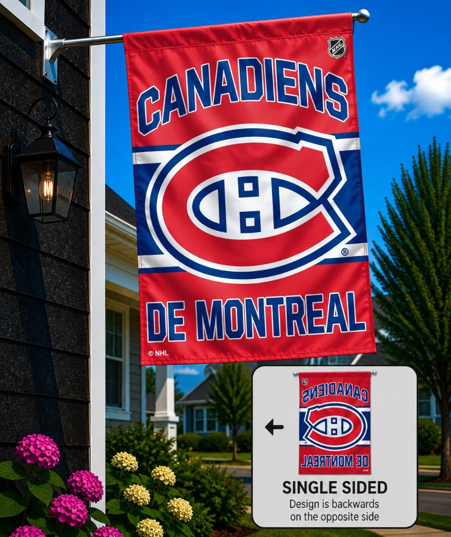 Montreal Canadiens Banner Vertical Hockey Flag heartlandflags