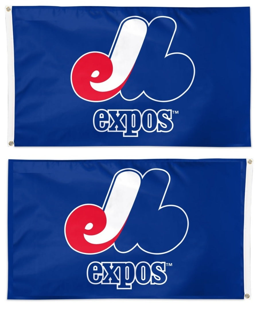 Montreal Expos 2 Sided 3x5 Flag heartlandflags