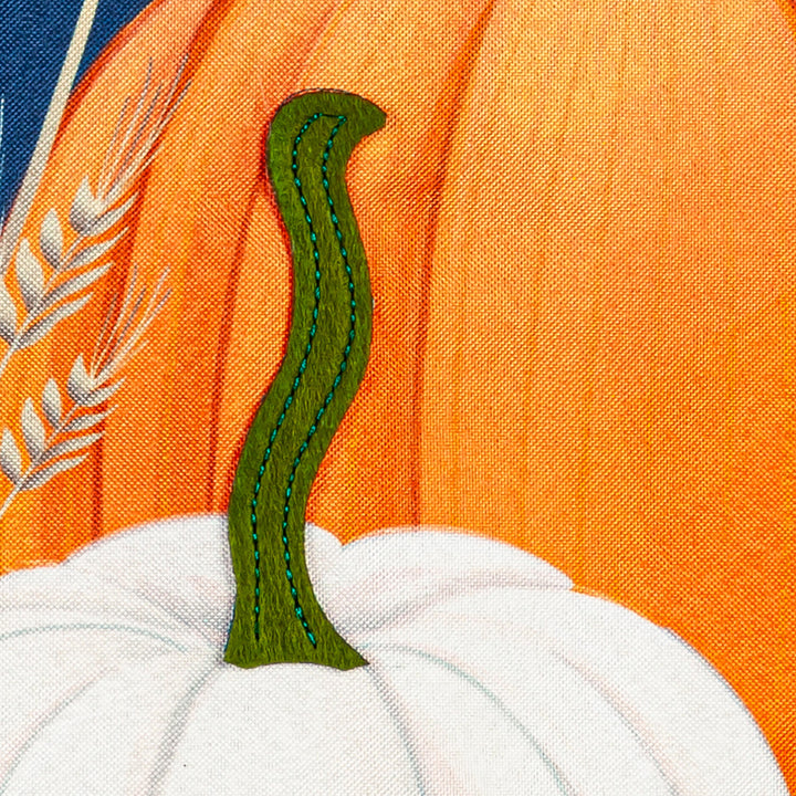 Mums and Pumpkin 2 Sided Garden Flag heartlandflags