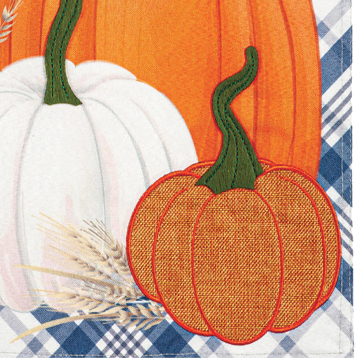 Mums and Pumpkin 2 Sided Garden Flag heartlandflags