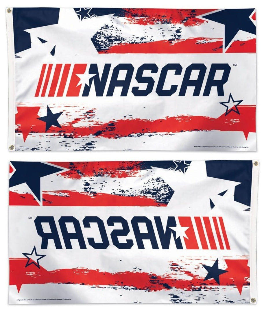 NASCAR Flag Patriotic 3x5 Logo heartlandflags