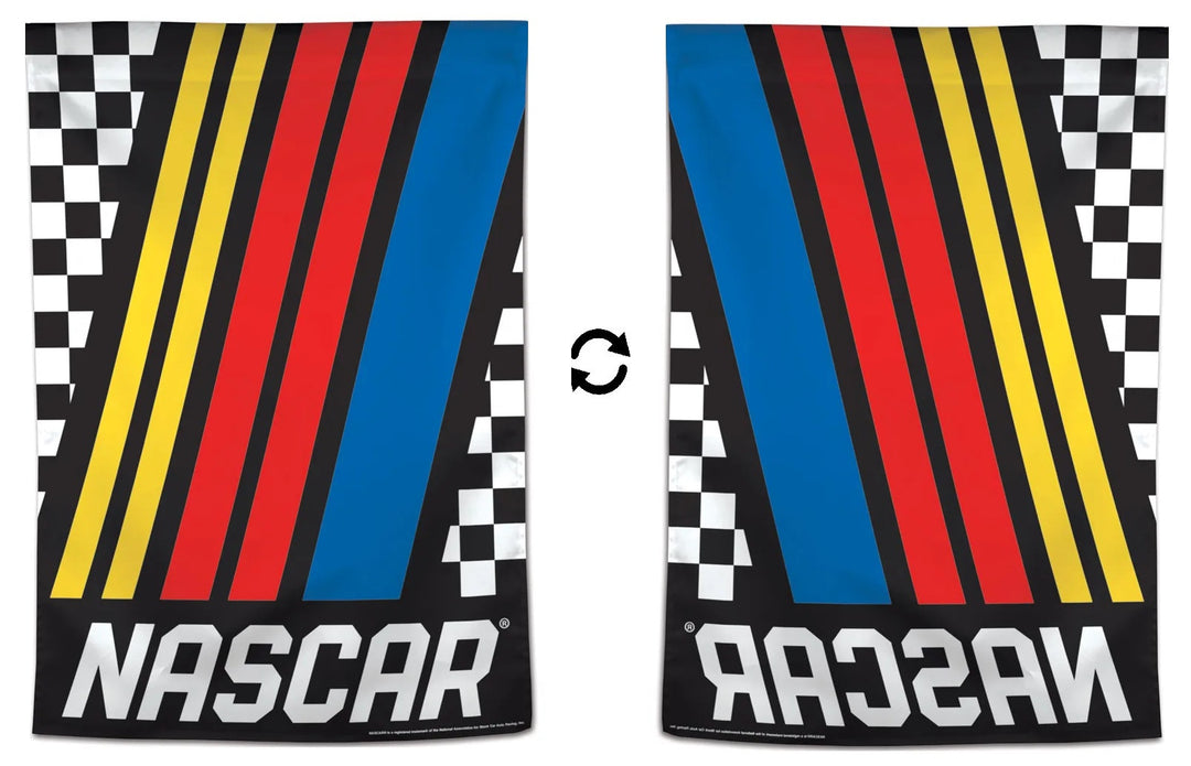 NASCAR Logo Flag Yellow Red Blue House Banner heartlandflags