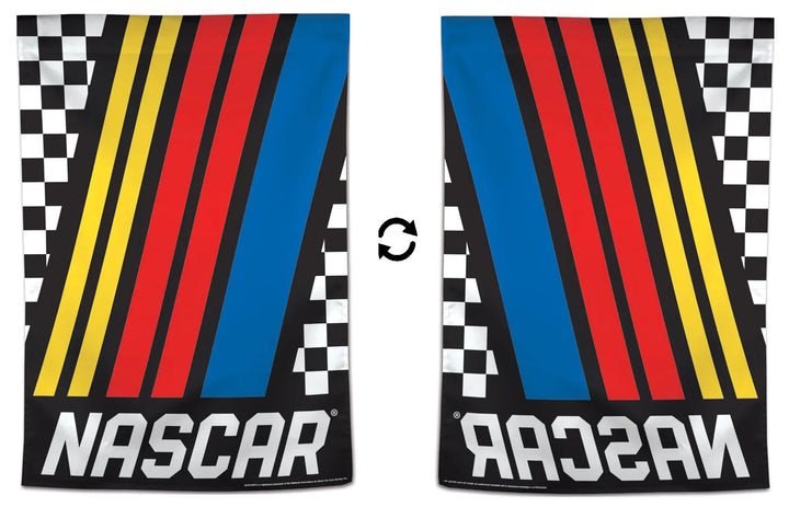 NASCAR Logo Flag Yellow Red Blue House Banner heartlandflags