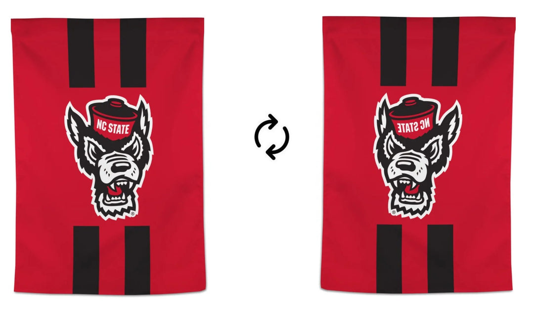 NC State Vertical Stripe Banner